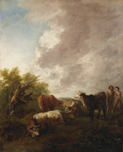 Landscape with Cattle by Thomas Gainsborough