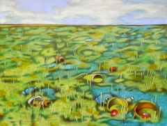 landscape with garbage by federico cortese