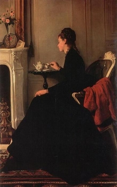 Le thé by Eva Gonzalès