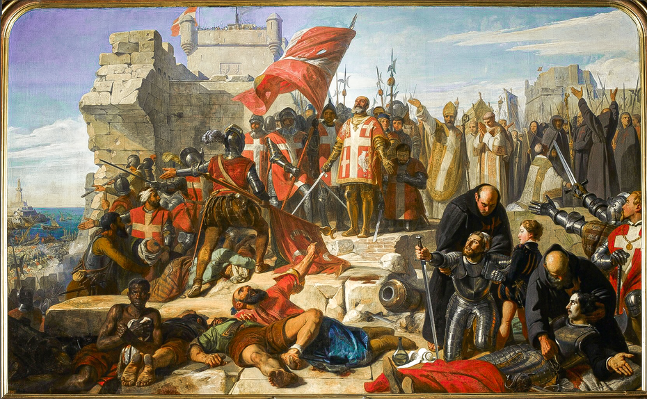 Lifting of the Siege of Malta Besieged by the Ottoman General Mustapha, in September 1565