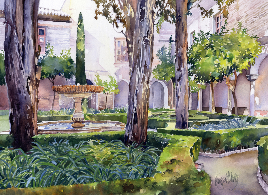 Lindaraja Courtyard, Nazarine Palace, Alhambra