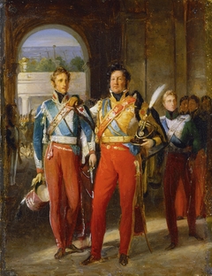 Louis-Philippe and His Sons, the Dukes of Chartres and of Nmours by François Gérard
