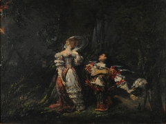 Louis XIV and Mlle. De La Valliere