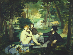 Luncheon Time at Saturday, Moring...» by Edouard Manet