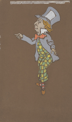 Mad Hatter (costume design for Alice-in-Wonderland, 1915) by William Penhallow Henderson