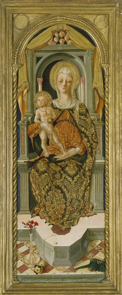 Madonna and Child Enthroned