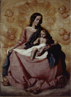 Madonna and Child in Glory by Francisco de Zurbarán
