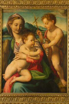 Madonna and Child with Saint John the Baptist by Michele Tosini