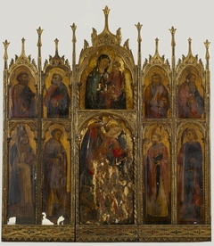 Madonna and Child with St. Michael and Other Saints by Antonio Vivarini