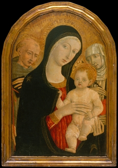 Madonna and Child with Saints Francis and Catherine of Siena by Matteo di Giovanni di Bartolo