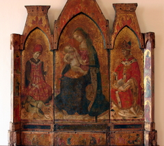 Madonna col Bambino tra i santi Vito e Castrense by Anonymous