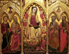 Madonna enthroned