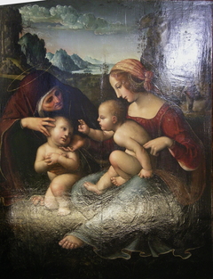 Madonna with Child, Saint Elizabeth and Saint John by Anonymous