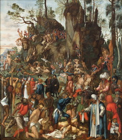 Marter der Zehntausend Christen by Johann Christian Ruprecht