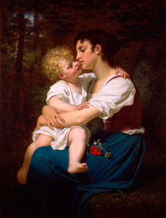 Maternal Love by Hugues Merle
