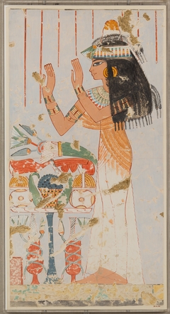 Menna's Daughter Offering to her Parents, Tomb of Menna by Nina M Davies