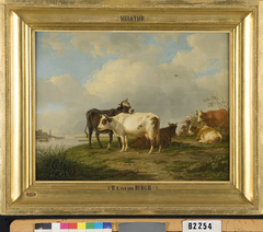 Milking Time by Hendrik Adam van der Burgh