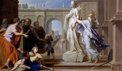 Minerva teaches the art of sculpture to the people of Rhodes by René-Antoine Houasse