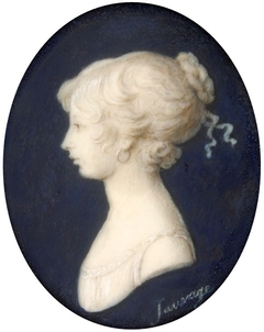 Miniature of Julia Cartier. by Piat Sauvage
