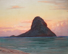 Mokoli'i Island at Twilight by D. Howard Hitchcock