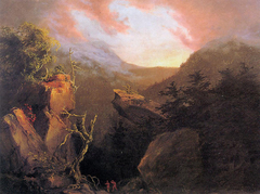 Mountain Sunrise, Catskill by Thomas Cole