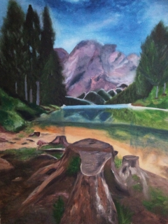 oil on canvas by chiriac mihaela
