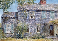 Old House, East Hampton, L.I. by Childe Hassam