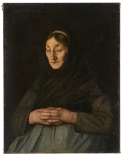 Old Woman ("Alsatian Peasant Woman in Prayer")