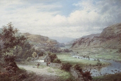 On the Llugwy near Capel Curig by Robert Gallon