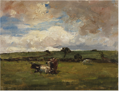 Pastures, a Cloudy Day by Nathaniel Hone the Younger