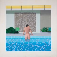 Peter Getting Our of Nick's Pool by David Hockney