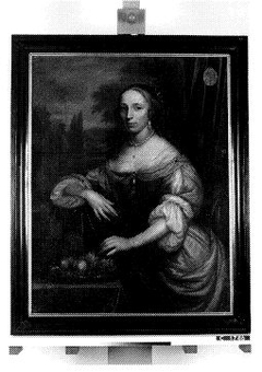 Petronella Haack (1638-1683). Echtgenote van Conelis Calkoen by Herman Verelst