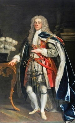 Philip Dormer Stanhope, 4th Earl of Chesterfield (1694-1773) in Garter Robes by John Vanderbank