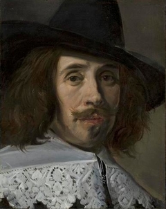 Portrait fragment of a man