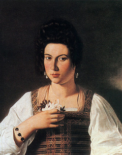 Portrait of a Courtesan by Caravaggio