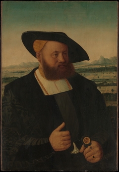 Portrait of a Man with a Moor's Head on His Signet Ring