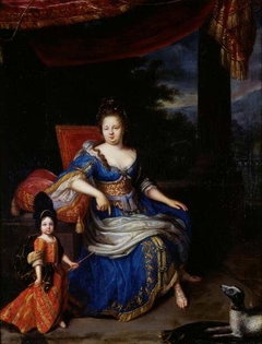 Portrait of a Woman and Child (Catherine Damicourt and her son Roland?) by Jean Dieu de Saint-Jean