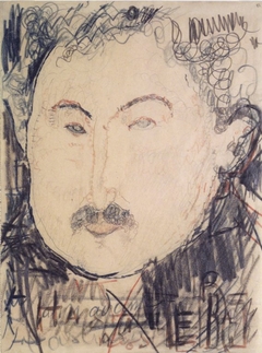 Portrait of Adolphe Basler by Amedeo Modigliani