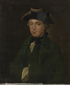 Portrait of an unknown man by August Christian Hauck