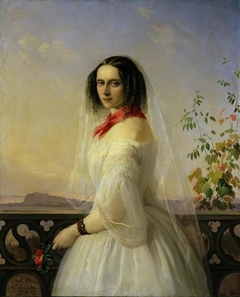 Portrait of an Unknown Woman by Carl Timoleon von Neff