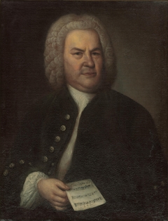 Portrait of Bach by Elias Gottlob Haussmann