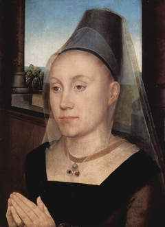 Portrait of Barbara van Vlaendenbergh by Hans Memling