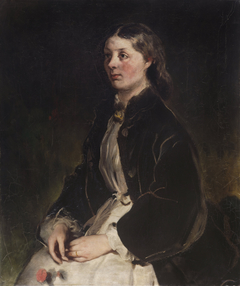 Portrait of Christine Freifrau von Schönberg by Ferdinand von Rayski