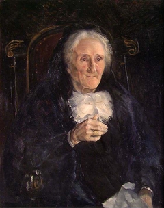 Portrait of Emilie Gulowsen, b. Gabrielsen by Halfdan Strøm