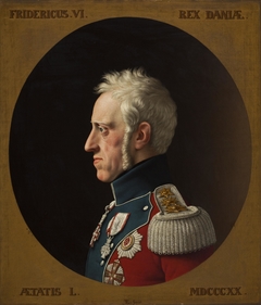 Portrait of Frederik VI. by Christoffer Wilhelm Eckersberg