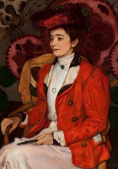 Portrait of Iza Axentowicz (nee Giełgud) by Józef Mehoffer