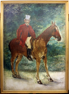 Portrait of Mr. Arnaud on Horseback