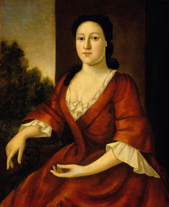 Portrait of Mrs. John Greenleaf (Priscilla Brown, born 1725) by John Greenwood