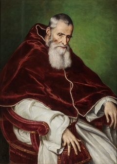 Portrait of Pope Paul III Farnese by anonymous after Titian