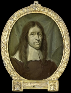 Portrait of Simon Abbes Gabbema, Historian of Friesland in Leeuwarden by Arnoud van Halen